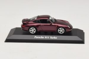 Porsche 911 993 Turbo Piros Metál Maxichamps 1:43 940069200 Fém