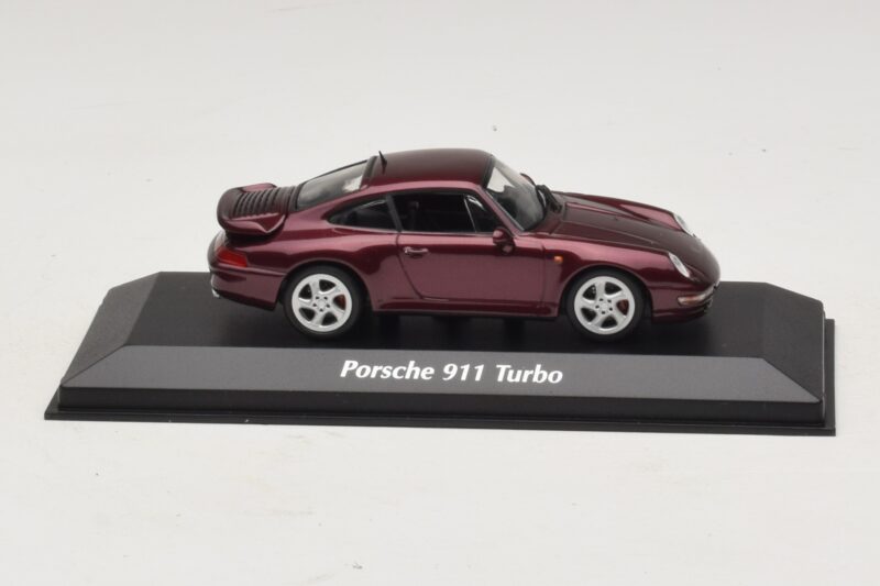 Porsche 911 993 Turbo Piros Metál Maxichamps 1:43 940069200 Fém