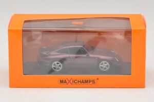Porsche 911 993 Turbo Piros Metál Maxichamps 1:43 940069200 Fém – 5. kép a 5-ből