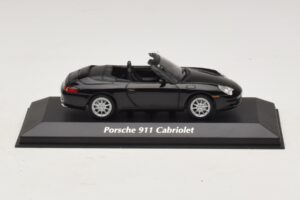 Porsche 911 996 Kabrió Fekete Metál Maxichamps 1:43 940061030 Fém