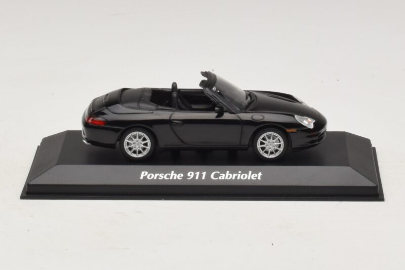 Porsche 911 996 Kabrió Fekete Metál Maxichamps 1:43 940061030 Fém