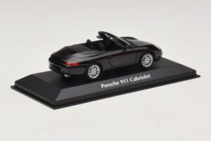 Porsche 911 996 Kabrió Fekete Metál Maxichamps 1:43 940061030 Fém – 2. kép a 5-ből