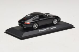 Porsche 911 996 Carrera Fekete Maxichamps 1:43 940061020 Fém – 2. kép a 5-ből
