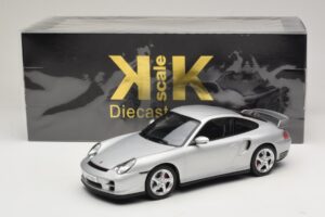 Porsche 911 996 GT2 Ezüst KK-Scale 1:18 KKDC181451 Fém – 6. kép a 6-ből