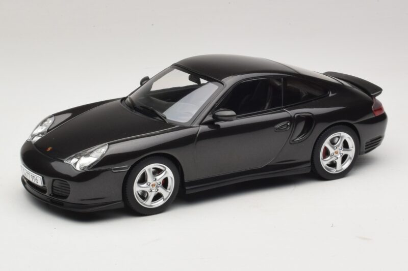 Porsche 911 996 Turbo Fekete Metál KK-Scale 1:18 KKDC181472 Fém