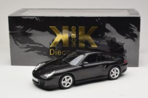 Porsche 911 996 Turbo Fekete Metál KK-Scale 1:18 KKDC181472 Fém – 6. kép a 6-ből