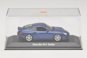 Porsche 911 996 Turbo Blue Metallic Maxichamps 1:43 940069301 Fém – 4. kép a 5-ből