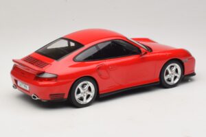 Porsche 911 996 Turbo Piros KK-Scale 1:18 KKDC181474 Fém – 2. kép a 6-ből