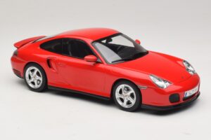 Porsche 911 996 Turbo Piros KK-Scale 1:18 KKDC181474 Fém – 4. kép a 6-ből