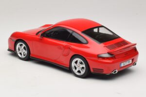 Porsche 911 996 Turbo Piros KK-Scale 1:18 KKDC181474 Fém – 5. kép a 6-ből