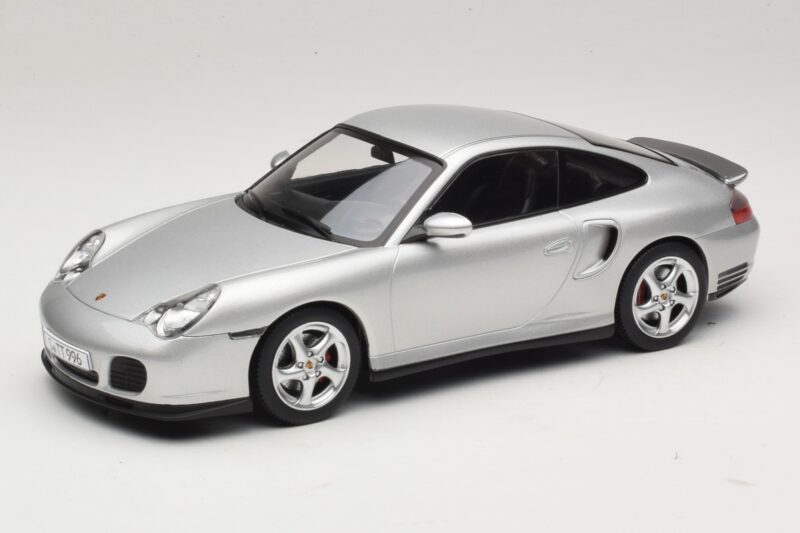 Porsche 911 996 Turbo Ezüst KK-Scale 1:18 KKDC181471 Fém