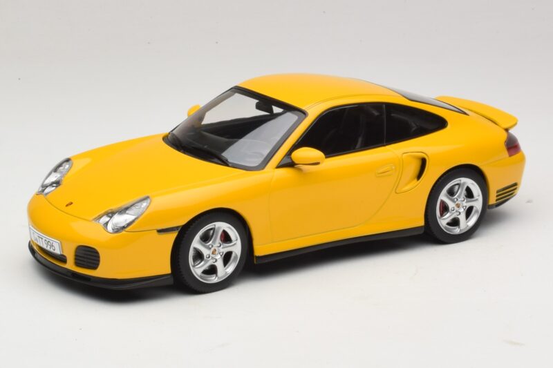 Porsche 911 996 Turbo Sárga KK-Scale 1:18 KKDC181473 Fém