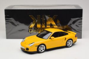 Porsche 911 996 Turbo Sárga KK-Scale 1:18 KKDC181473 Fém – 6. kép a 6-ből
