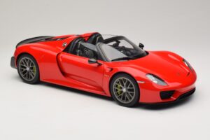 Porsche 918 Spyder Weissach Package Guards Red AUTOart 1:12 12122 Fém – 6. kép a 8-ből