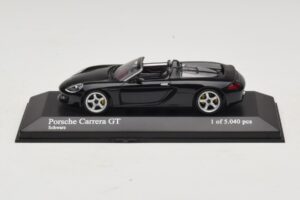 Porsche Carrera GT Fekete Minichamps 1:43 430060230 Fém