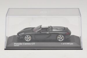 Porsche Carrera GT Fekete Minichamps 1:43 430060230 Fém – 4. kép a 5-ből