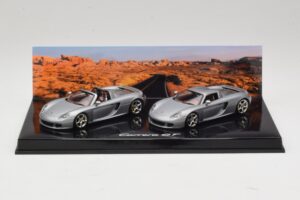 Porsche Carrera GT Spider & Kupé Szett Ezüst Minichamps 1:43 WAP02010314 Fém