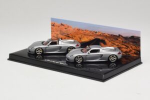 Porsche Carrera GT Spider & Kupé Szett Ezüst Minichamps 1:43 WAP02010314 Fém – 3. kép a 5-ből