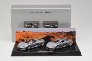 Porsche Carrera GT Spider & Kupé Szett Ezüst Minichamps 1:43 WAP02010314 Fém – 5. kép a 5-ből