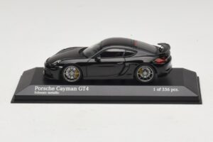 Porsche Cayman GT4 981 Black Metallic Minichamps 1:43 410066121 Fém