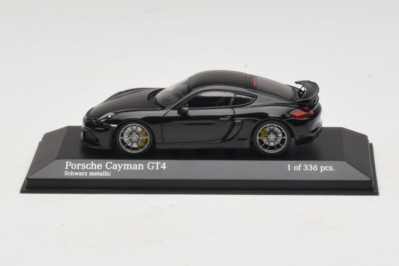 Porsche Cayman GT4 981 Black Metallic Minichamps 1:43 Porsche Cayman GT4 981 Black Metallic Minichamps 1:43 410066121 Fém
