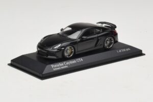 Porsche Cayman GT4 981 Black Metallic Minichamps 1:43 410066121 Fém – 2. kép a 5-ből