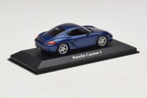 Porsche Cayman S 987 Kék Metál Maxichamps 1:43 940065621 Fém – 2. kép a 5-ből