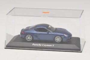 Porsche Cayman S 987 Kék Metál Maxichamps 1:43 940065621 Fém – 4. kép a 5-ből