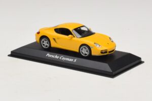 Porsche Cayman S 987 Sárga Maxichamps 1:43 940065620 Fém – 3. kép a 5-ből