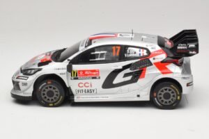 Toyota GR Yaris Rally1 #17 S. Ogier / V. Landais Rally Portugal Winner 2025 IXO 1:18 18RMC250A Fém – 3. kép a 6-ből