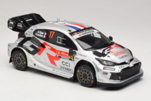 Toyota GR Yaris Rally1 #17 S. Ogier / V. Landais Rally Portugal Winner 2025 IXO 1:18 18RMC250A Fém – 4. kép a 6-ből