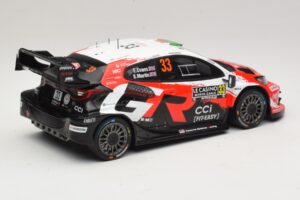 Toyota GR Yaris Rally1 #33 E. Evans / S. Martin Rally Monte Carlo 2026 IXO 1:18 18RMC269B Fém – 2. kép a 6-ből