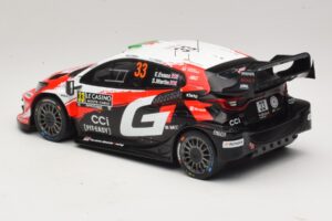 Toyota GR Yaris Rally1 #33 E. Evans / S. Martin Rally Monte Carlo 2026 IXO 1:18 18RMC269B Fém – 5. kép a 6-ből