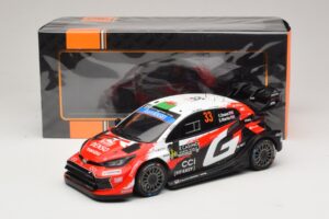 Toyota GR Yaris Rally1 #33 E. Evans / S. Martin Rally Monte Carlo 2026 IXO 1:18 18RMC269B Fém – 6. kép a 6-ből