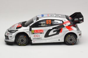 Toyota GR Yaris Rally1 #69 K. Rovanpera / J. Halttunen Rally Portugal 2025 IXO 1:18 18RMC250B Fém – 3. kép a 6-ből