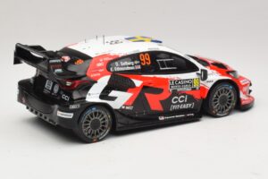 Toyota GR Yaris Rally1 #99 O. Solberg / E. Edmondson Rally Monte Carlo Winner 2026 IXO 1:18 18RMC269A Fém – 2. kép a 6-ből