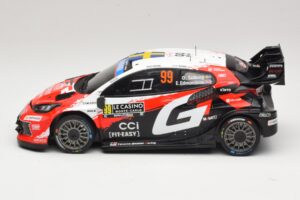 Toyota GR Yaris Rally1 #99 O. Solberg / E. Edmondson Rally Monte Carlo Winner 2026 IXO 1:18 18RMC269A Fém – 3. kép a 6-ből