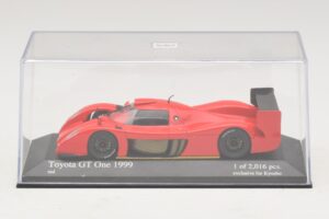 Toyota GT-One TS020 Street Piros Minichamps 1:43 433991603 Fém – 4. kép a 5-ből