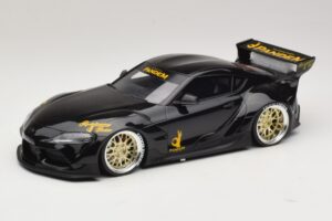 Toyota Supra GR A90 Pandem V1.0 Fekete TopSpeed 1:18 TS0307 Gyanta