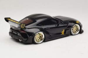 Toyota Supra GR A90 Pandem V1.0 Fekete TopSpeed 1:18 TS0307 Gyanta – 2. kép a 6-ből