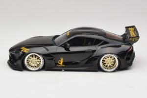 Toyota Supra GR A90 Pandem V1.0 Fekete TopSpeed 1:18 TS0307 Gyanta – 3. kép a 6-ből