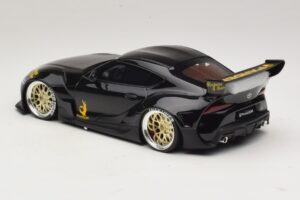 Toyota Supra GR A90 Pandem V1.0 Fekete TopSpeed 1:18 TS0307 Gyanta – 5. kép a 6-ből