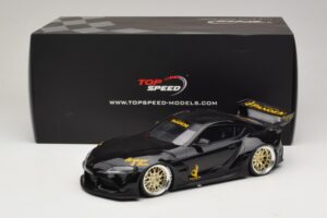 Toyota Supra GR A90 Pandem V1.0 Fekete TopSpeed 1:18 TS0307 Gyanta – 6. kép a 6-ből