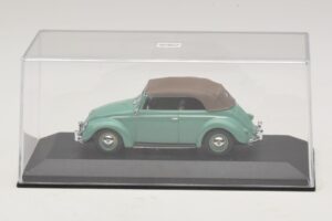 Volkswagen 1200 Kabrió Puhatető Zöld Minichamps 1:43 430052042 Fém – 4. kép a 5-ből
