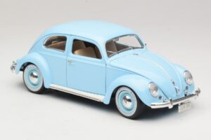 Volkswagen Bogár Kék Bburago 1:18 3381 Fém – 6. kép a 8-ből