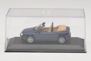 Volkswagen Golf Mk4 Kabrió Kék Kereskedői Kiadás Minichamps 1:43 GOLF005 Fém – 4. kép a 5-ből