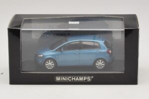 Volkswagen Golf Plus Mk5 Kék Metál Csere Doboz Minichamps 1:43 GOLF02-R1 Fém – 5. kép a 5-ből