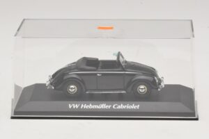 Volkswagen Hebmuller Kabrió Fekete Maxichamps 1:43 940052130 Fém – 4. kép a 5-ből