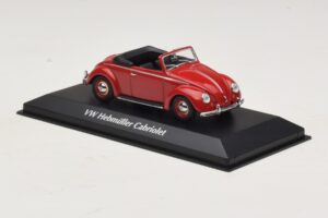 Volkswagen Hebmuller Kabrió Piros Maxichamps 1:43 940052131 Fém – 3. kép a 5-ből