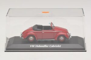 Volkswagen Hebmuller Kabrió Piros Maxichamps 1:43 940052131 Fém – 4. kép a 5-ből
